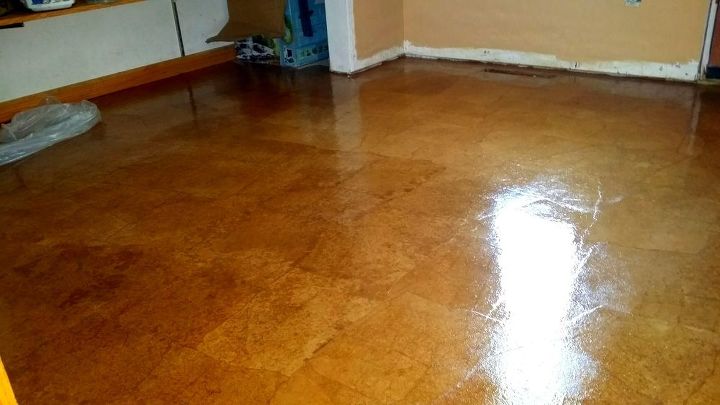 q installing paper bag floor over vinyl, flooring, home improvement, how to, And my front entry