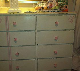 new look for an old dresser, bedroom ideas, chalk paint, painted furniture, shabby chic