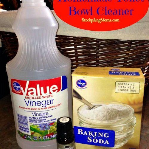 homemade toilet bowl cleaner, cleaning tips, Only 3 ingredients in this Homemade Toilet Bowl Cleaner