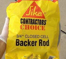 keep concrete crack resistant, concrete masonry, home maintenance repairs, Fill expansion joints with foam backer rods