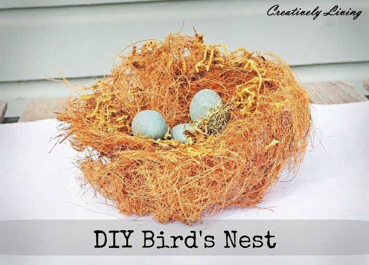 diy spring bird s nest, seasonal holiday d cor