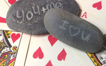 Easy Valentine's Day Craft: Carved in Stone