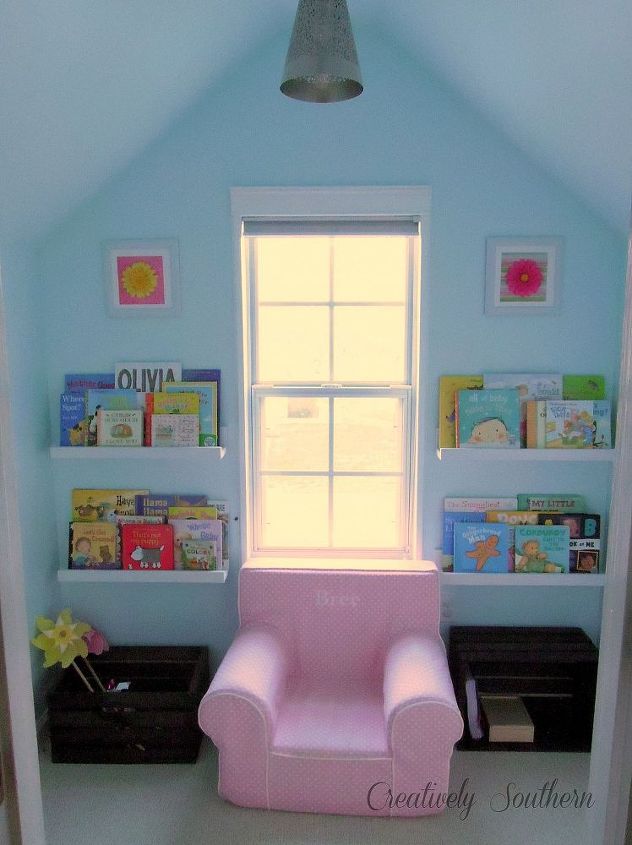 closet reading nook for kids, closet, home decor, DIY bookshelves for less than 20