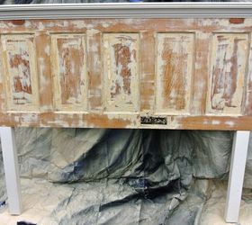 Distressed 85 Year Old Door Made Into King Size Headboard Hometalk