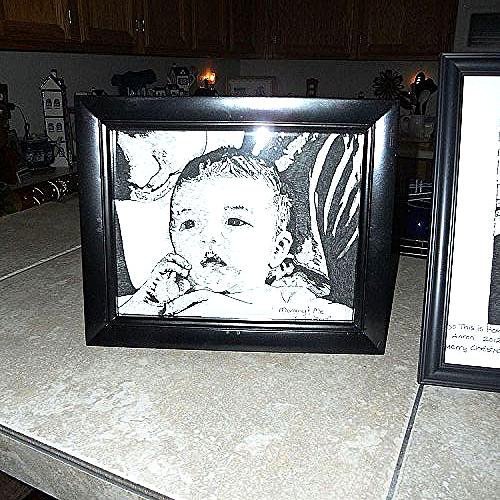 pictures on cloth, crafts, Makes great gifts