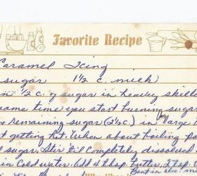 vintage recipe transferred to a cutting board, I scanned my Mother s original recipe card I saved it as a JEP file