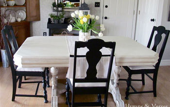 My $40 Yard Sale Dining Room Table & Chairs