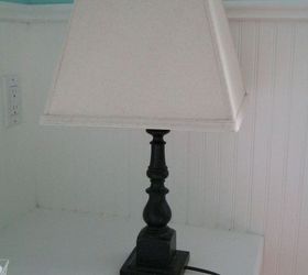 annie sloan chalk paint lamp makeover, chalk paint, lighting, painting, Before