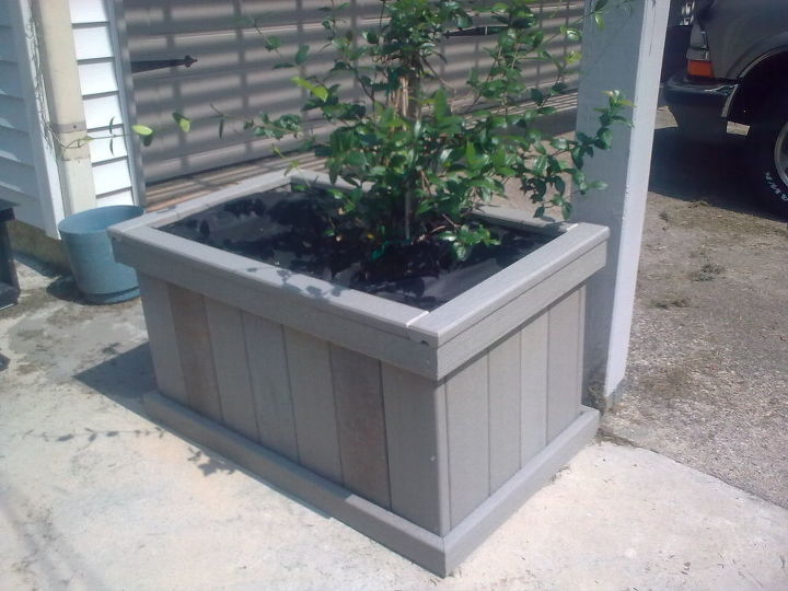 planter box, gardening, Finished planter box