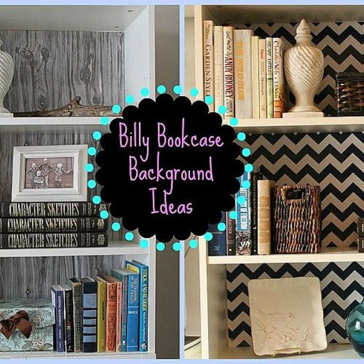 Bookcase Updates With Wrapping Paper Hometalk