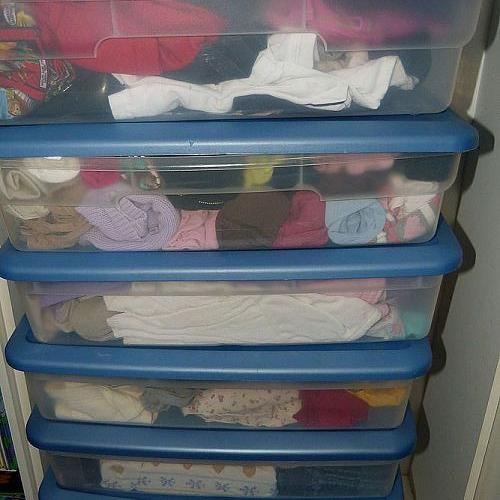 springcleaningchallenge the after pics, cleaning tips, Outgrown clothes have been given away and other clothes are stored for when they re needed