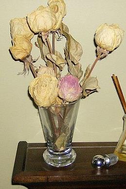 dried flower arrangements, crafts, home decor, Flowers in parfait glass