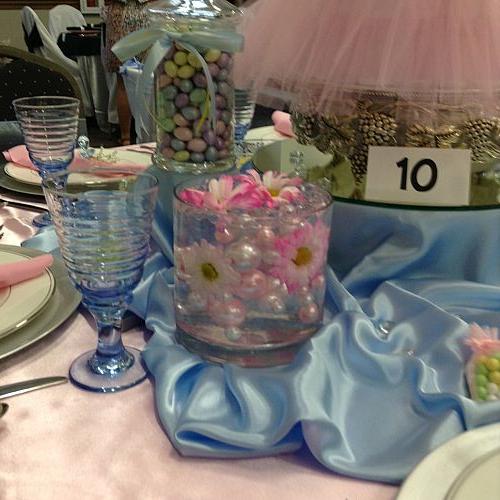 tablescapes, home decor, Floating pearls