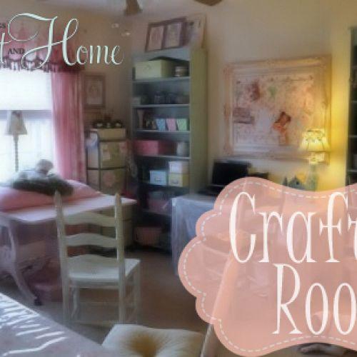craft room reveal, craft rooms, I wanted a cottage feel to the craft room and to be surrounded with the colors and the elements that inspire me