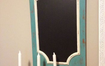  Pendurar o quadro-negro em uma velha porta de armário