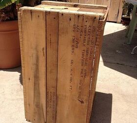 q wooden crate delimma, painted furniture, repurposing upcycling, Bottom