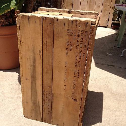 q wooden crate delimma, painted furniture, repurposing upcycling, Bottom