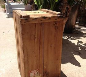 q wooden crate delimma, painted furniture, repurposing upcycling, side view vertical