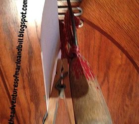 lookin for an innovative way to display your pictures check the blog, home decor, Sideways view so you can see how I affixed the clothespin