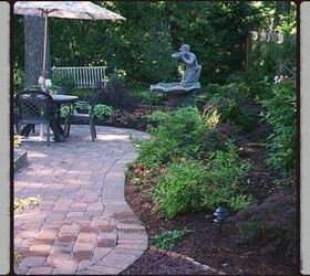 landscape undertaking in nj, landscape, outdoor living, Down the winding path from the front
