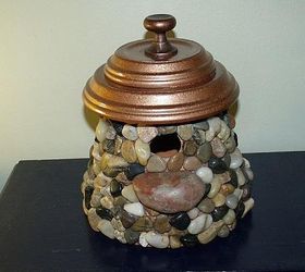 stone bird house, crafts