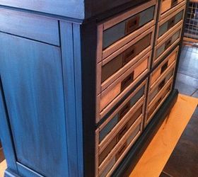 file cabinet re purpose into a mock printer s cabinet for storage, painted furniture, repurposing upcycling, storage ideas