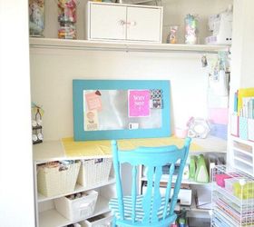 Make a Craft Room in Your Closet