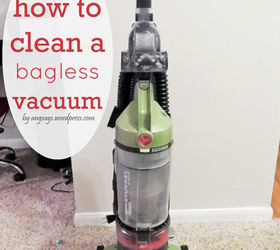 how to clean a bagless vacuum, appliances, cleaning tips, home maintenance repairs, how to