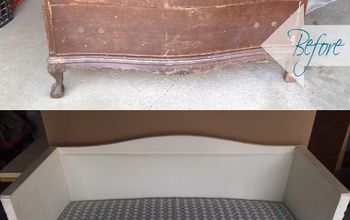 Vintage Dresser to Love Seat - "Painted Lady" with Heart & Soul