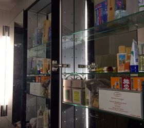 robern medicine cabinet with sagging mirror doors