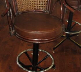 q 10 bar stools a steal now what should i do with them, kitchen island, painted furniture