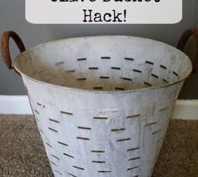 decor steals olive bucket hack, painted furniture, repurposing upcycling