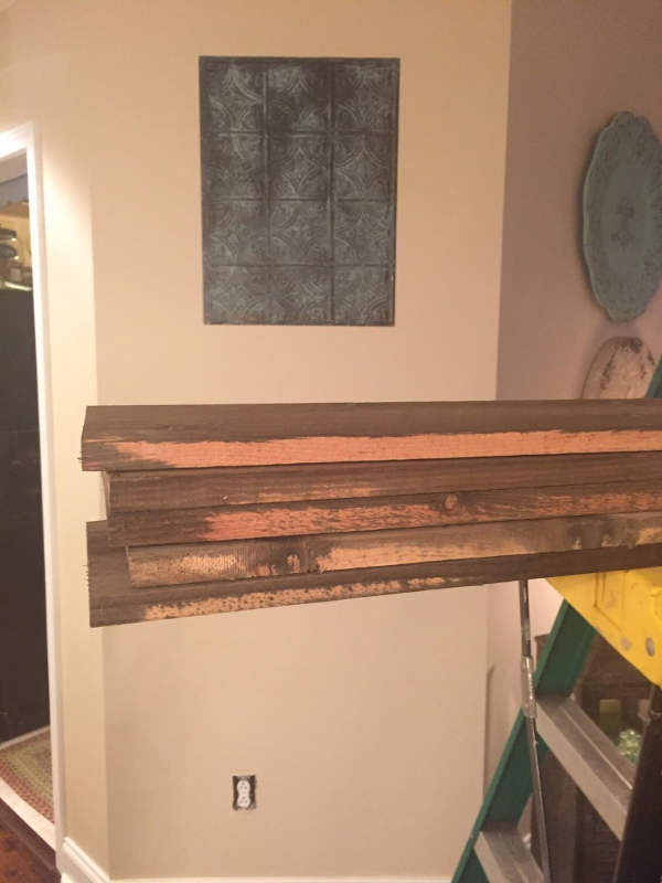 how to create a accent wall with cedar plank fencing
