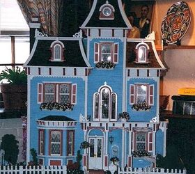 my victorian miniature doll house made with love, crafts, Front