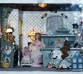 my victorian miniature doll house made with love, crafts, Girls room