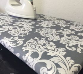 easy diy table top ironing board, diy, how to, laundry rooms, reupholster