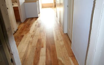 Instalación de suelo de madera de bricolaje