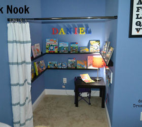 uses for tension rods, cleaning tips, closet, home decor, Use a tension rod or shower rod whatever works in your space to create a book nook or secret hideaway for the kids