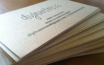 Make Your Own Business Cards (For Cheaper!)