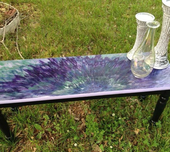 s 9 strangely stunning painting techniques for highly creative people, crafts, painting, Smear on Unicorn Spit stain