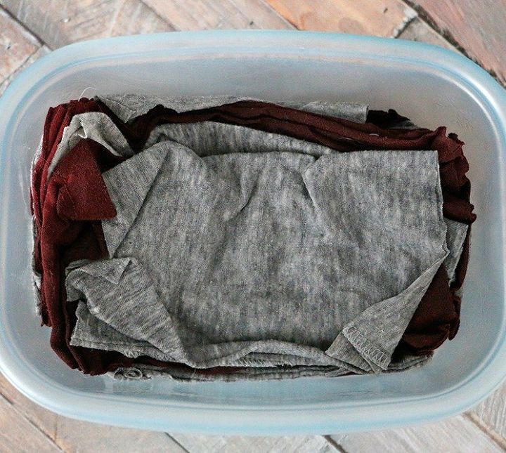 s 10 brilliant things to do before you start spring cleaning, cleaning tips, Gather all your old ratty t shirts