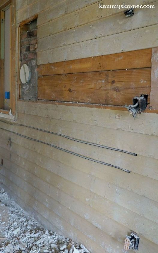 Striking Wall Decor Using Old Wood Siding And A Ladder Hometalk