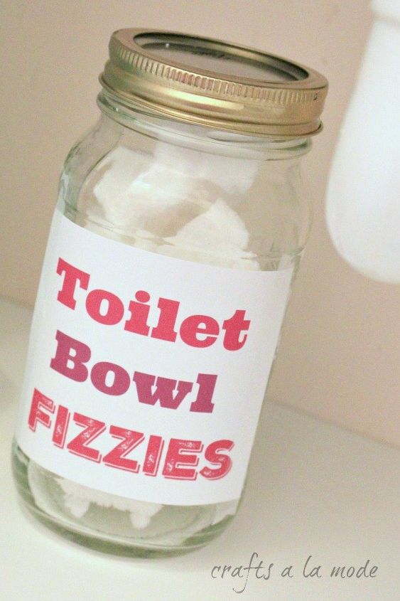 toilet bowl fizzies diy, bathroom ideas, cleaning tips