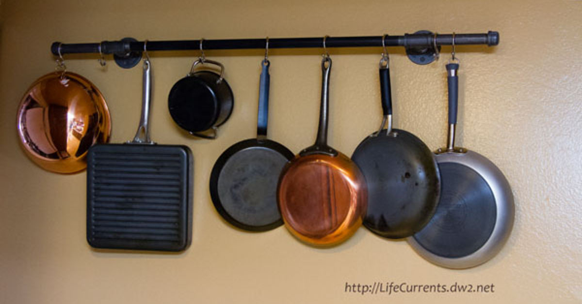 Pot Rack With Pipe at Paul Hines blog