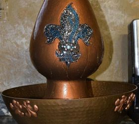 diy fountain, diy, how to, repurposing upcycling, My completed Fountain