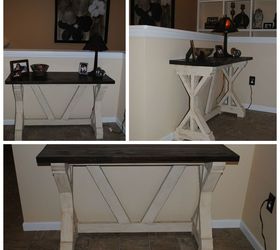 fancy x desk handbuilt by hello i live here, diy, painted furniture, woodworking projects
