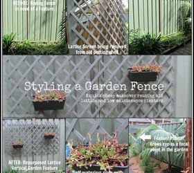 styling a garden fence makeover, fences, flowers, gardening