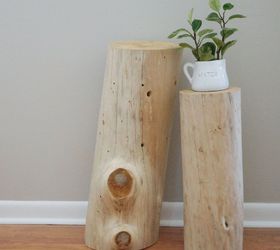 Bleached Tree-Stump Tables