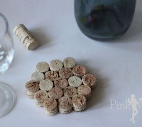 wine cork coaster, crafts, repurposing upcycling, Take your old corks and upcycle them into usable drink coasters