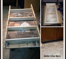under cabinet drawers, diy, how to, kitchen cabinets, kitchen design, woodworking projects, Building the drawers and cradles